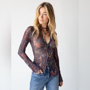 Natural Life Carina Mesh Top